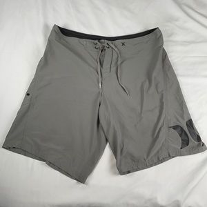 EUC Hurley Board Surf Shorts Gray 38